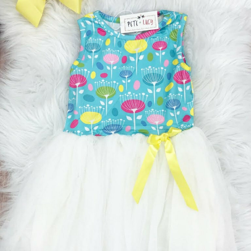 Pete+Lucy Girl Short Sleeve Tutu Dress